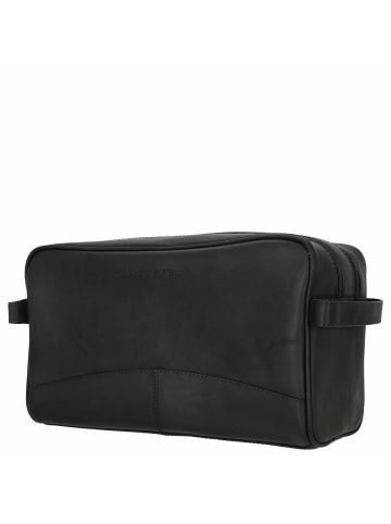 The Chesterfield Brand Stefan - Kulturbeutel Leder 29 cm (black) in schwarz