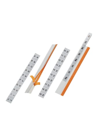 Durable Selbstklebereiter Tabfix 200x13 3-zeilig transparent Packung mit 5 S...