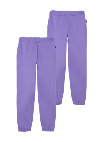 name it Mädchen Jogginghose 2er-Set Basic Sweat Pants NKFSWEAT in Lila-2