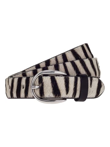 Vanzetti Gürtel Leder white-black