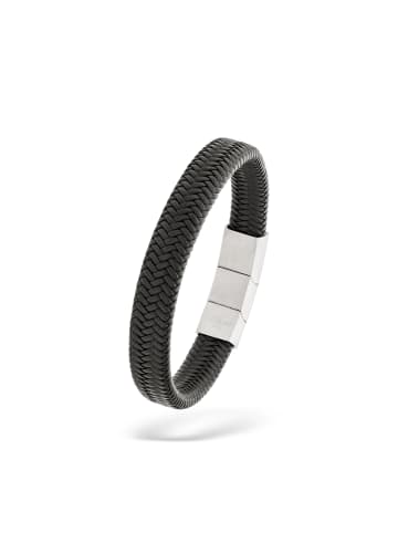 s.Oliver Armschmuck Basic Leather in grau