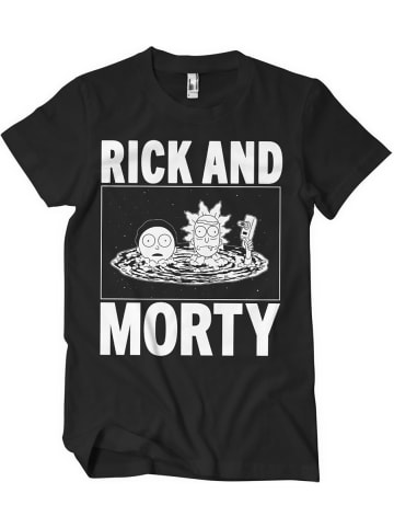 Rick and Morty T-Shirt in Schwarz