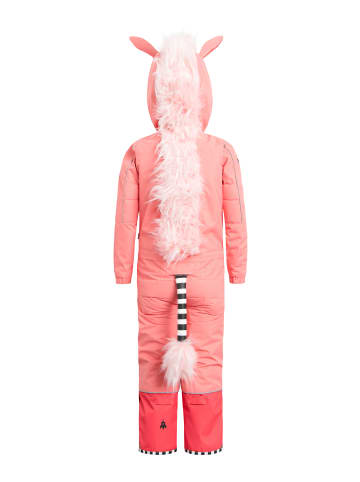 WeeDo Skioverall UNIDOO SILVER Einhorn in peachy_pink