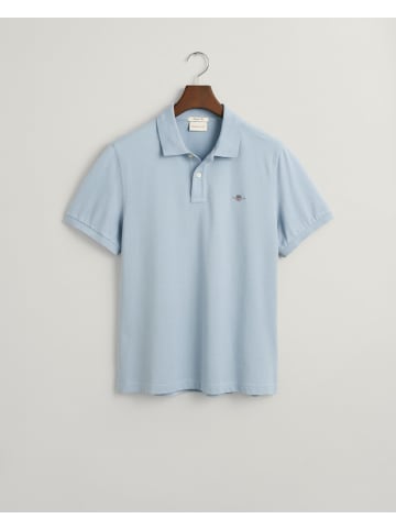 Gant Regular Fit Shield Piqué Poloshirt in Blau