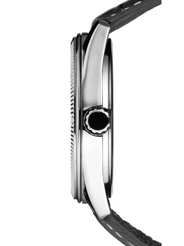 Casio Herrenuhr Lederband Schwarz