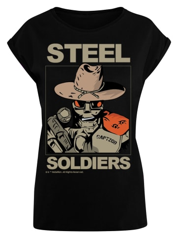 F4NT4STIC T-Shirt Retro Gaming STEEL SOLDIERS in schwarz