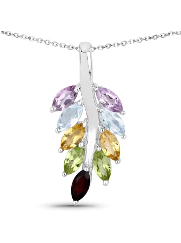 Rafaela Donata Kette Floral Sterling Silber Amethyst in silber