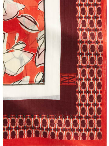 Marc O'Polo Schal mit Allover-Print in multi/burnt red