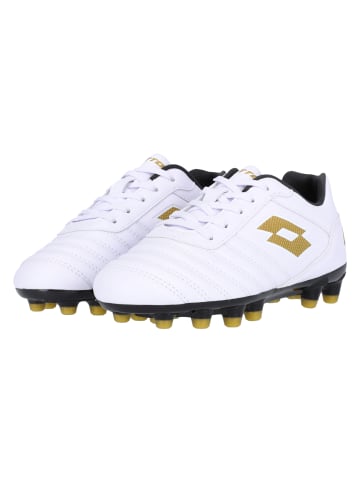 Lotto Fußballschuhe Stadio 700 AGM JR in 6WX All White/Light Platino