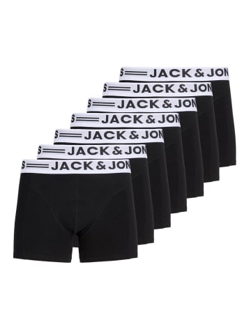 Jack & Jones Boxershort 7er Pack in Schwarz