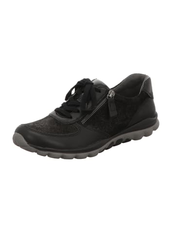 rollingsoft Schnürschuh bequem in schwarz