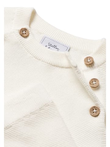 Stellou & friends Strickpullover und Strickhose in weiss