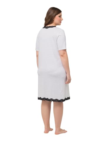Ulla Popken Nachthemd in schneeweiß