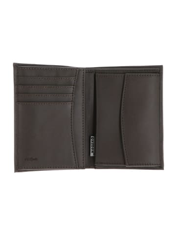 oxmox Leather Geldbörse RFID Schutz Leder 10 cm in braun-jumping-jack