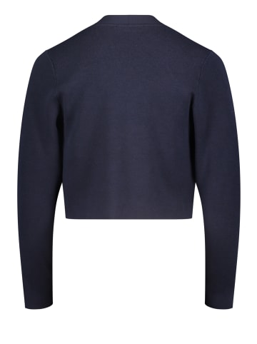BETTY & CO Feinstrickjacke ohne Verschluss in Navy Blue