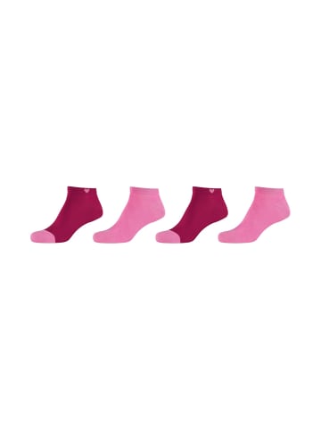 camano Sneakersocken 4er Pack ca-soft in phlox pink