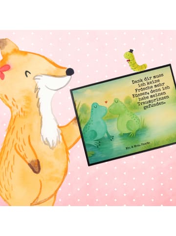 Mr. & Mrs. Panda schreibtischunterlage Frosch Liebe Design mit S... in Weiß