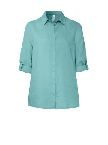 Toni Kurzarmbluse für Damen in trkis