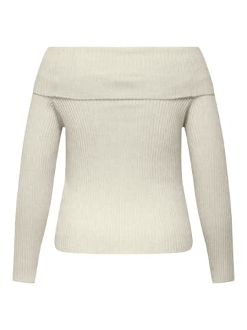 ONLY Carmakoma Strickpullover in Whitecap Gray