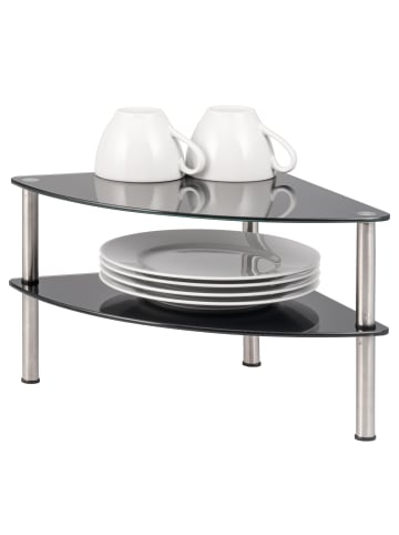 bremermann Eckregal 28 x 21 x 28 cm schwarz