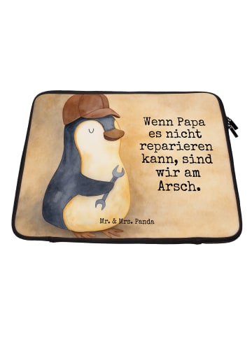 Mr. & Mrs. Panda Laptoptasche Wenn Papa es nicht reparieren kann... in Weiß