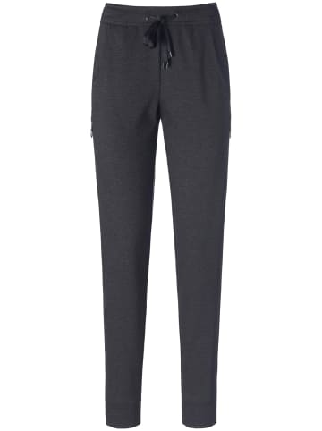 PETER HAHN Jogger Pants Viscose in dunkelgrau