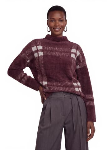 Zero  Strickpullover mit Muster in Brown/Beige