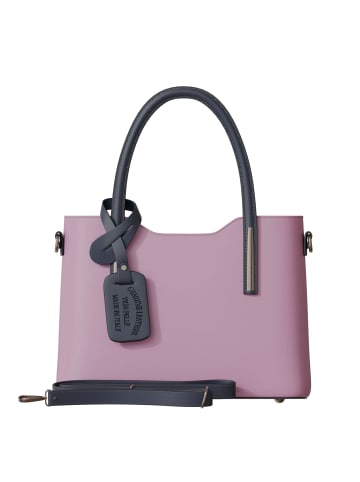 Kmisso Henkeltasche in Lilla/nero