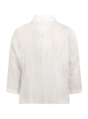 CARTOON Oversize-Bluse mit Kragen in Rohweiß