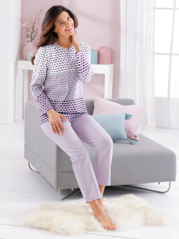 WITT WEIDEN Schlafanzug in ecru-flieder
