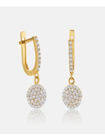 Diamant L'éternel Ohrringe aus 585 Gelbgold