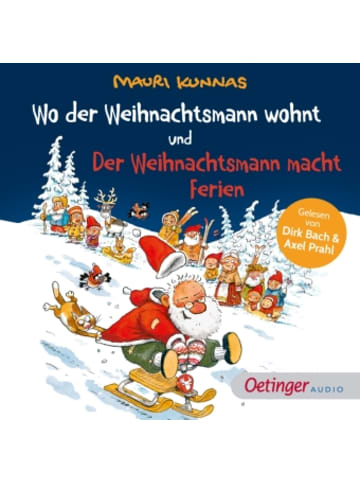 Oetinger Media Hörbuch - Wo der Weihnachtsmann wohnt und Der Weihnachtsmann macht Ferien