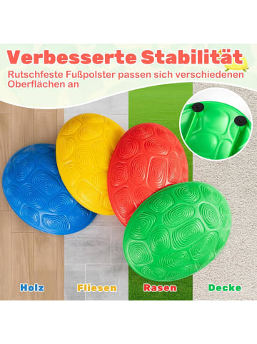 COSTWAY Balanciersteine für Kinder 8 tlg. in Bunt