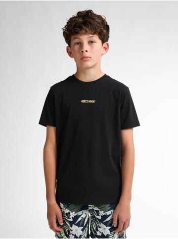 Petrol Industries T-Shirt mit Logo Sandspur in Schwarz