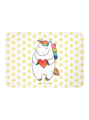 Mr. & Mrs. Panda Magnet Einhorn Herz ohne Spruch in Weiß
