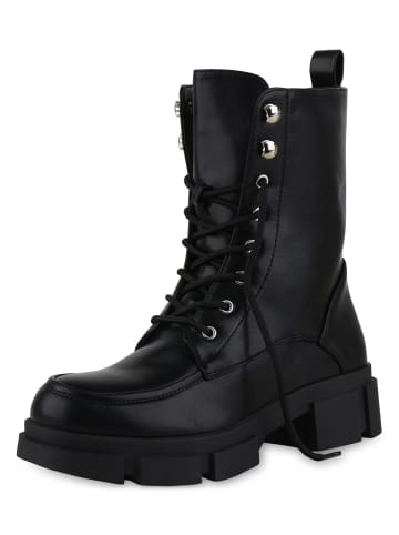 VAN HILL Schnürstiefeletten Olivia in Schwarz