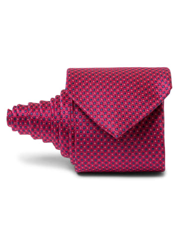 Andrew James Seidenkrawatte in fuchsia - 0002
