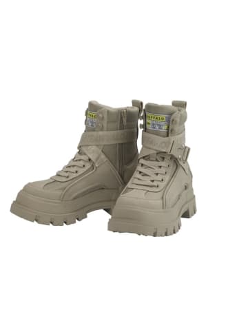 Buffalo Aspha COM1 Ankle Boots in Beige
