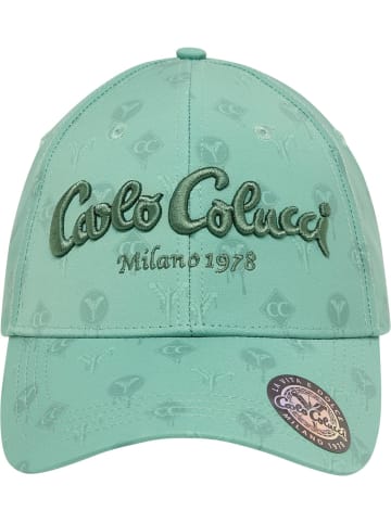 Carlo Colucci Baseball Cap Dengel in Grün