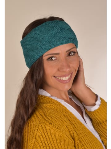 styleBREAKER Strick Stirnband in Hellgrau