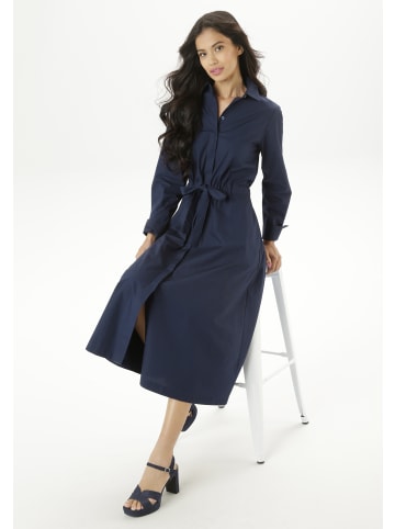 Aniston SELECTED Blusenkleid in dunkelblau