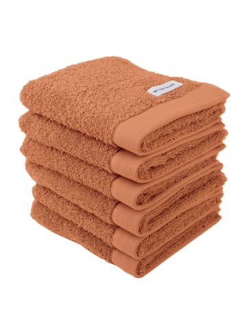 Tom Tailor Gästetuch 6er Pack in Koralle
