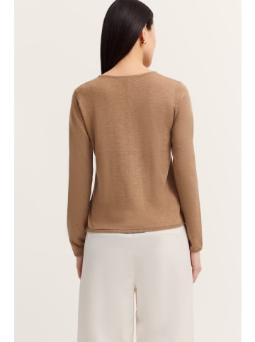 Bugatti Pullover Rundhals in 50-beige