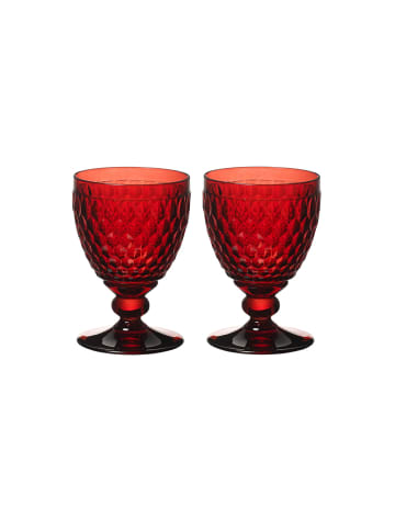 Villeroy & Boch Rotweinkelch red, Set 2tlg. Boston coloured in rot