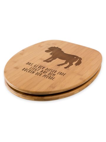 Mr. & Mrs. Panda Toilettendeckel Pony mit Spruch in Transparent