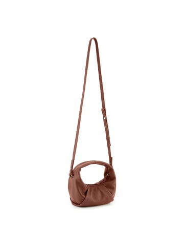 Les Visionnaires Greta Schultertasche Leder 23 cm Chestnut