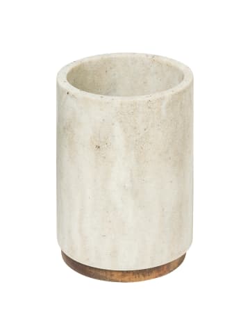 5five Simply Smart Zahnbürstenbecher COME in Beige, Ø 7 cm