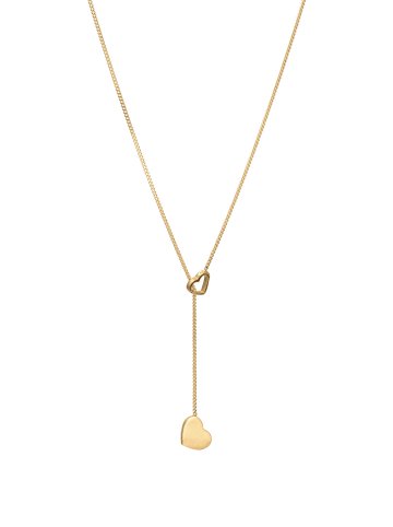 Elli Halskette 925 Sterling Silber Herz in Gold