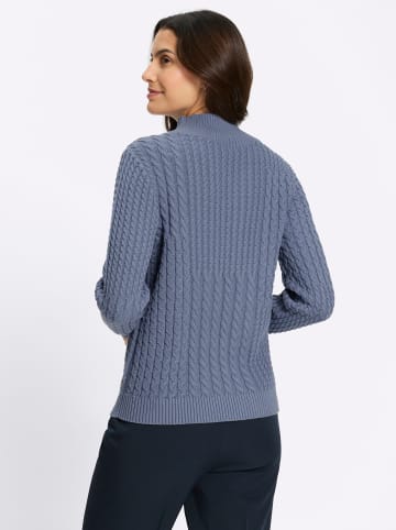 WITT WEIDEN Stehkragen-Pullover in taubenblau
