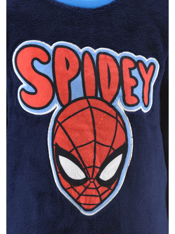 Spiderman 2tlg. Outfit: Schlafanzug Pyjama Langarmshirt und Hose in Dunkel-Blau